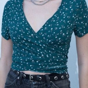 Brandy Melville Wrap Top